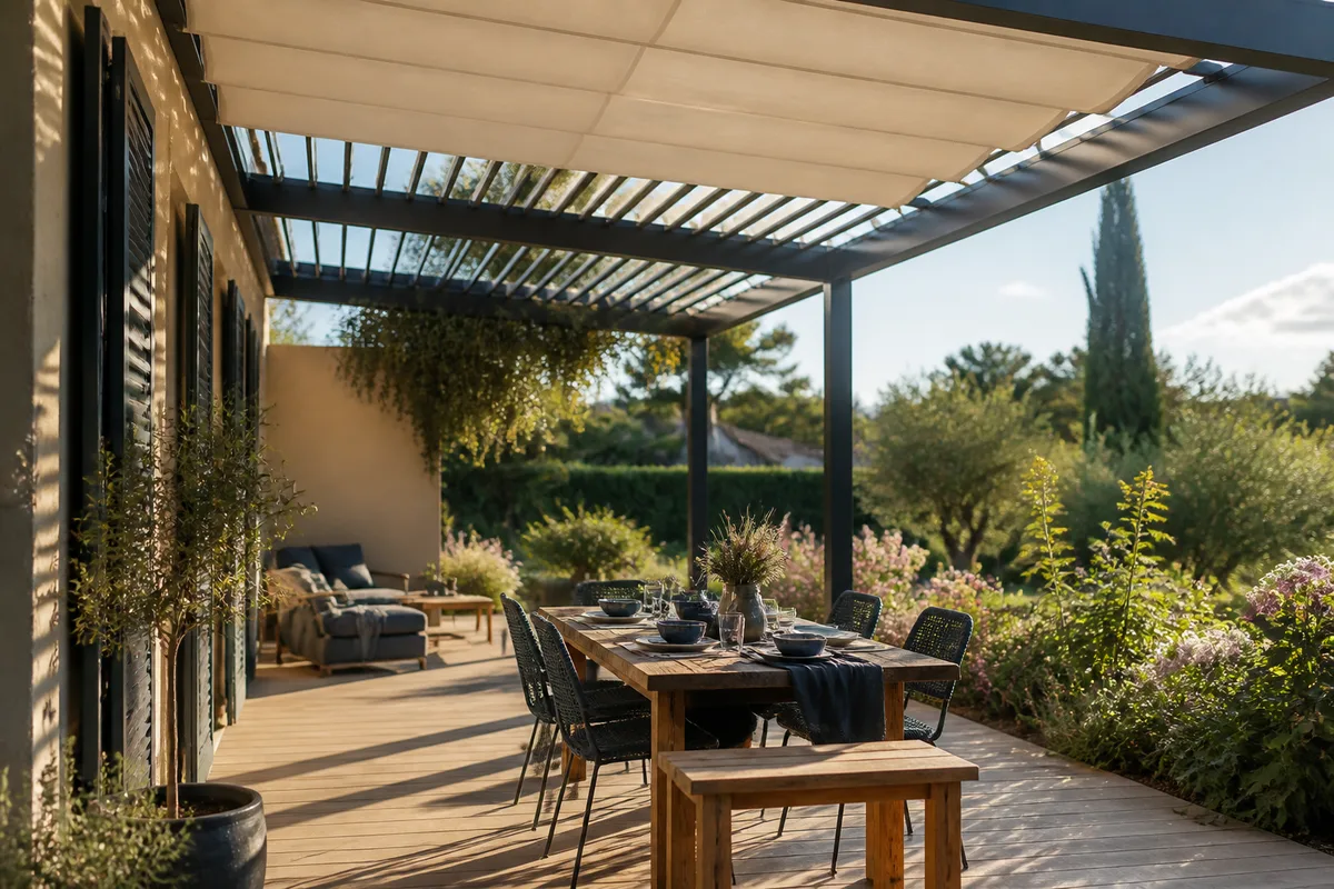 Pergolas à toile
