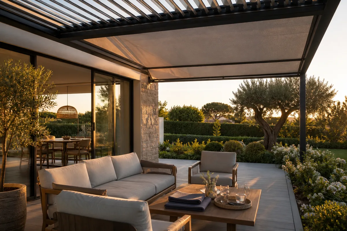 Toiles de pergola : matières, entretien et remplacement